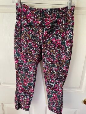 lululemon athletica Floral Print Leggings in Pink, Green, Black
